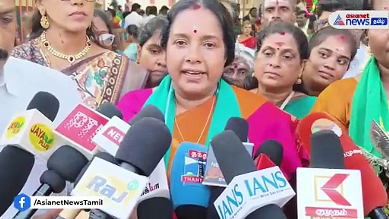 அமைச்சர் சேகர்பாபு வாய்கிழிய பேசுகிறார். இந்த அரசு வீட்டிற்கு அனுப்பப்பட வேண்டும் - வானதி சீனிவாசன்