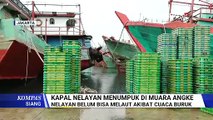 Cuaca Buruk, Begini Penampakan Kapal Nelayan Menumpuk di Muara Angke | KOMPAS SIANG