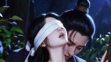 Xiaolongnu blindfolded and hugged by someone 小龍女被人蒙住了眼睛，並抱住了 The Legend of Condor Heroes 神鵰俠侶Comic Manga AI