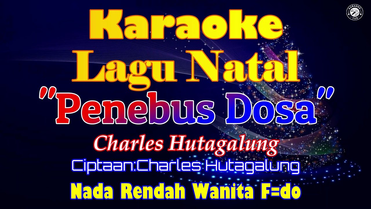 KARAOKE PENEBUS DOSA NADA RENDAH WANITA F=DO