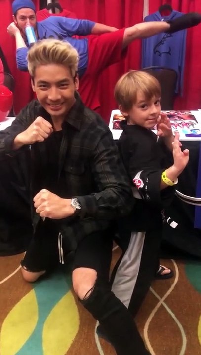 Ranger Stop 2018 Logan Xavier and Yoshua Sudarso Posing