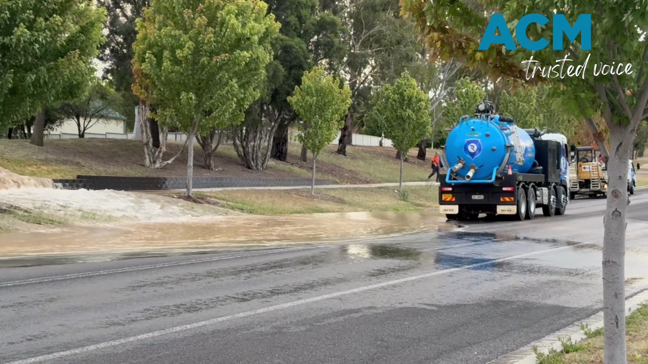 Burst Water Main Windradyne