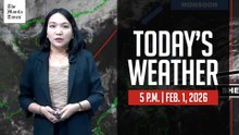Today's Weather, 5 P.M. | Feb. 1, 2026