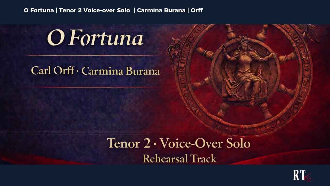 O Fortuna ( C. Orff | Carmina Burana )  Tenor 2 Voice-over Solo