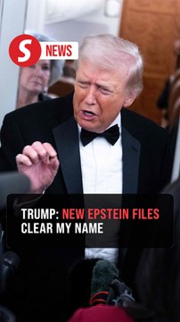 Trump says latest DOJ files clear him in Epstein case