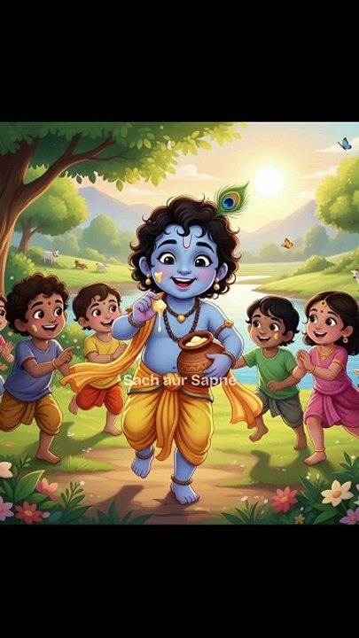 नन्हा कृष्ण जिसने डर और असंभव को हराया! 😲 | #krishna #krishnaleela