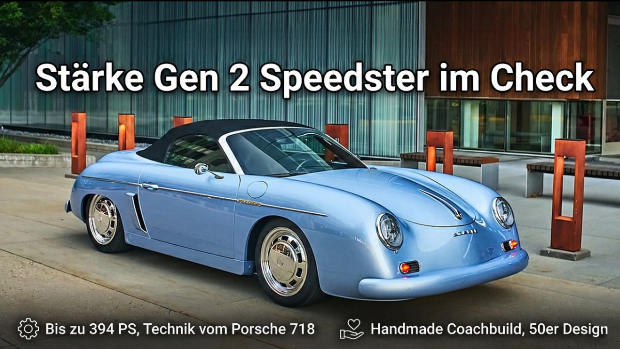 Handmade Retro-Flitzer: Stärke Gen 2 Speedster vorgestellt