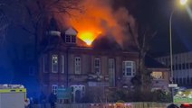 Fire rips through London nursery as dozens of firefighters tackle blaze