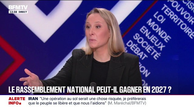 Quel sens à cette candidature? , s'interroge Marion Maréchal au sujet de Sarah Knafo (Reconquête), en lice aux municipales à Paris