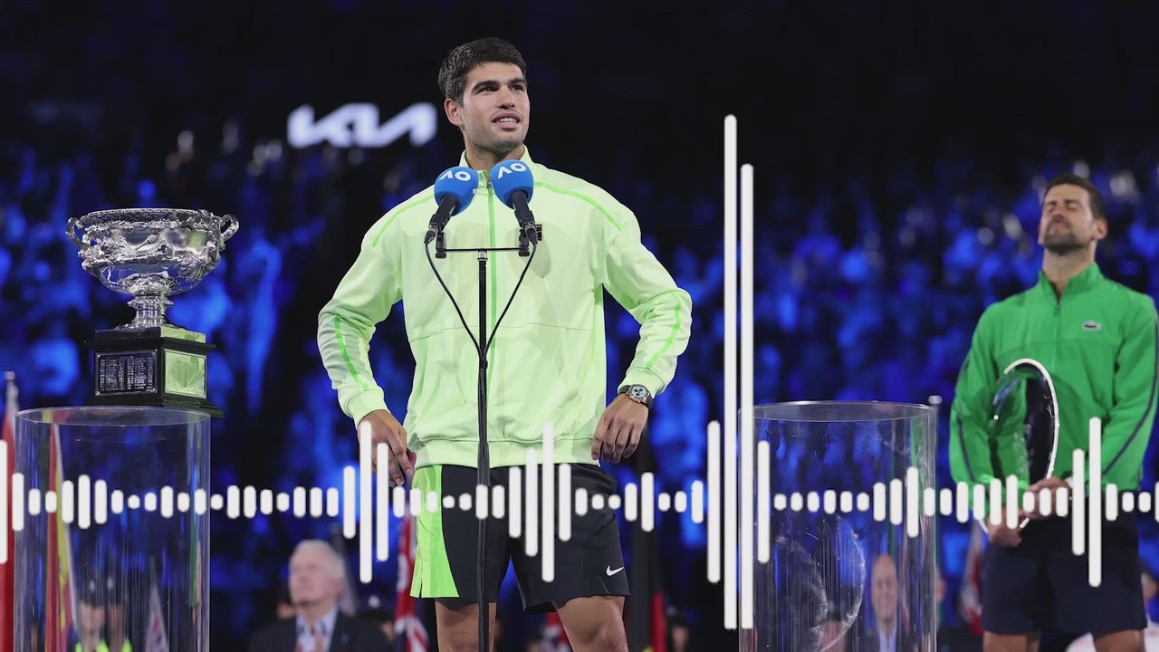 Discurso de Carlos Alcaraz tras ganar el US Open