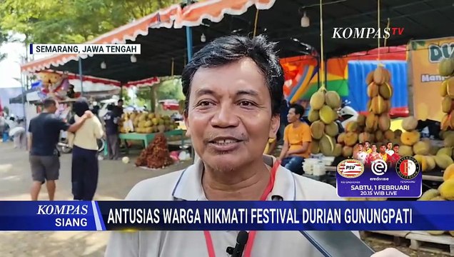 Antusias! Mahasiswa, Petani hingga Peserta Luar Kota Ramaikan Festival Durian Gunungpati
