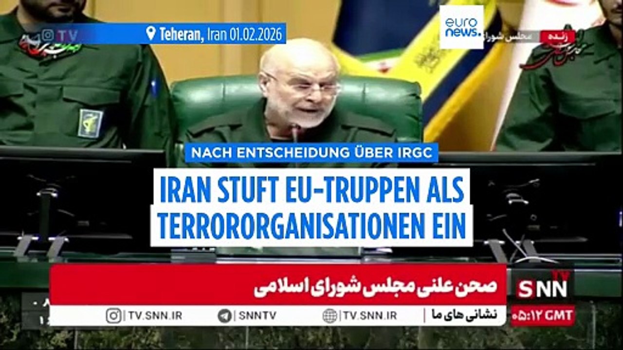 Nach EU-Entscheidung: Iran listet Bundeswehr und EU-Armeen als Terrorgruppen