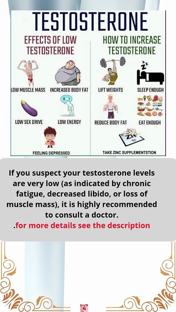 ⁣How to increase testosterone levels naturally