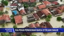 Pantauan Udara Banjir Rendam Ratusan Rumah di Karang Ligar Karawang | KOMPAS PETANG