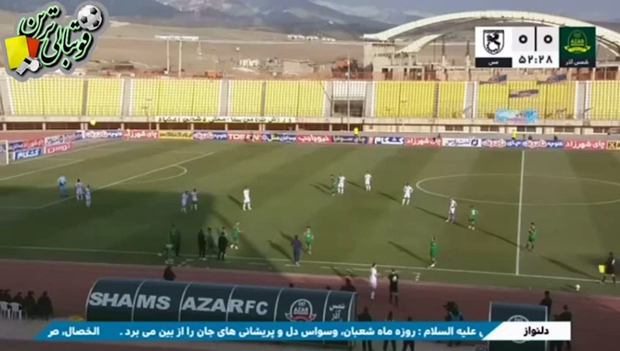 خلاصه بازی شمس‌آذر و مس رفسنجان