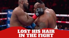 The moment Jarrell Miller loses his toupee in the middle of a fight after suffering a perfect blow