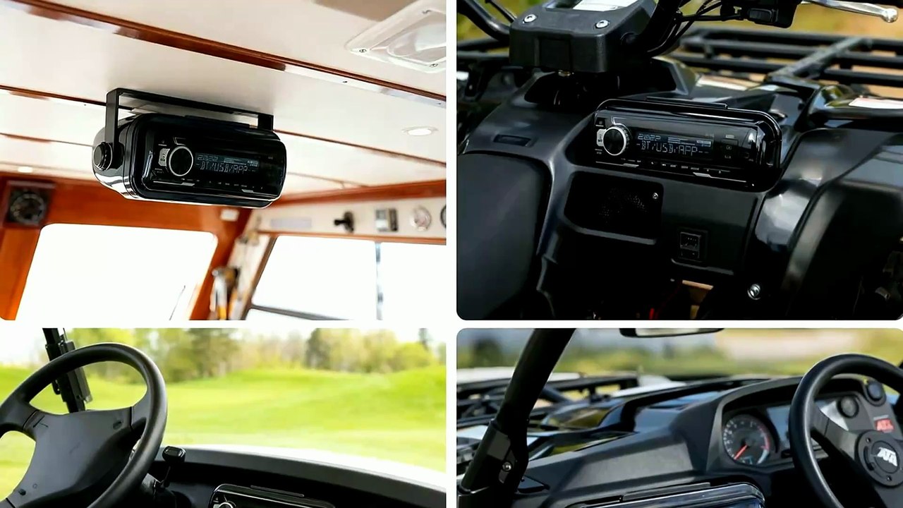 STUDIOFINIX Waterproof Radio Cover: Durable Marine Stereo Protector