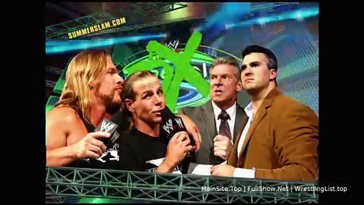 DX vs The McMahons - Summerslam 2006 20/8/06