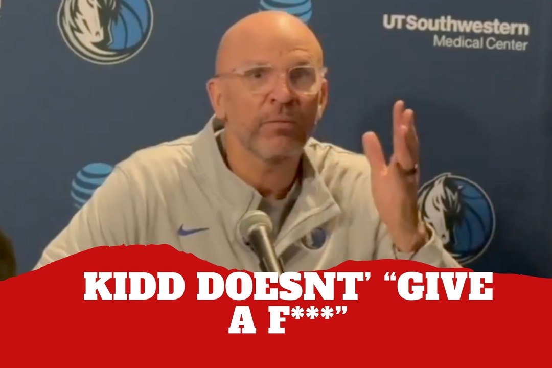 Jason Kidd delivers a profanity-laced response to the media after losing a game