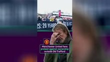 Man United fans protest against ownership outside Old Trafford