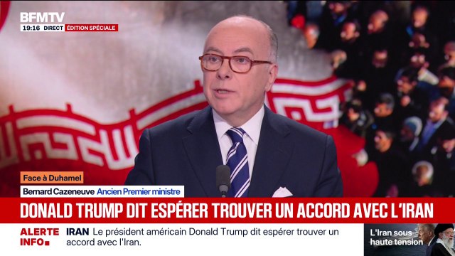 Les États-Unis peuvent frapper l'Iran sans vouloir nécessairement déstabiliser le régime , explique Bernard Cazeneuve, ancien Premier ministre