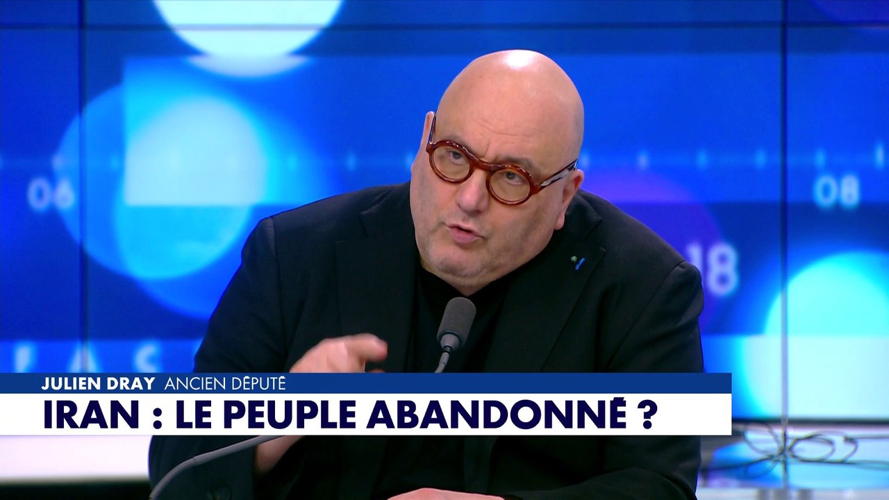 Julien Dray critique l'inactivité des occidentaux en Iran : «Ce peuple a été salement abandonné»