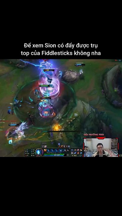 Để xem Sion có đẩy được trụ top của Fiddlesticks không nha #sion #fiddlesticks #lienminhhuyenthoai #leagueoflegends #knightriseky