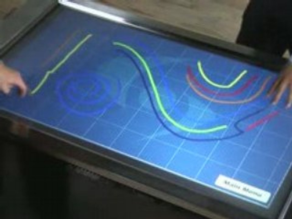 GestureTek's Interactive Multi-Touch Surface ComputingTable