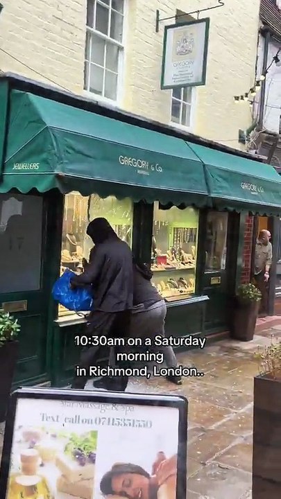 Robo en joyería de Londres