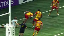TOP 14 - Essai de Jefferson-Lee JOSEPH (USAP) - Racing 92 - USA Perpignan