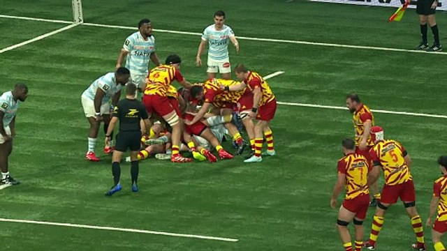 TOP 14 - Essai de pénalité (USAP) - Racing 92 - USA Perpignan