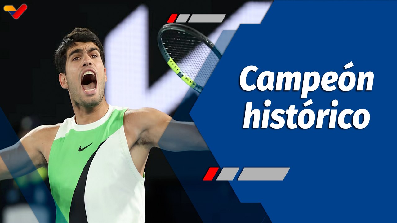 Deportes VTV | Carlos Alcaraz gana el Open de Australia 2026 haciendo historia en el tenis