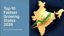 Top 10 Fastest Growing States in India 2026 | Future Economic Powerhouses & GDP Growth