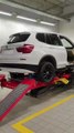 BMW X3 repaired on a Celette frame machine, using our universal Cameleon jigset for precise alignment.