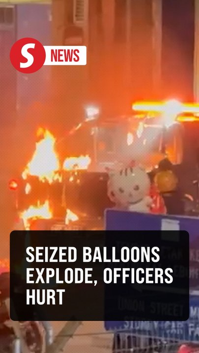 Two MBPP officers hurt in balloon explosion during Thaipusam