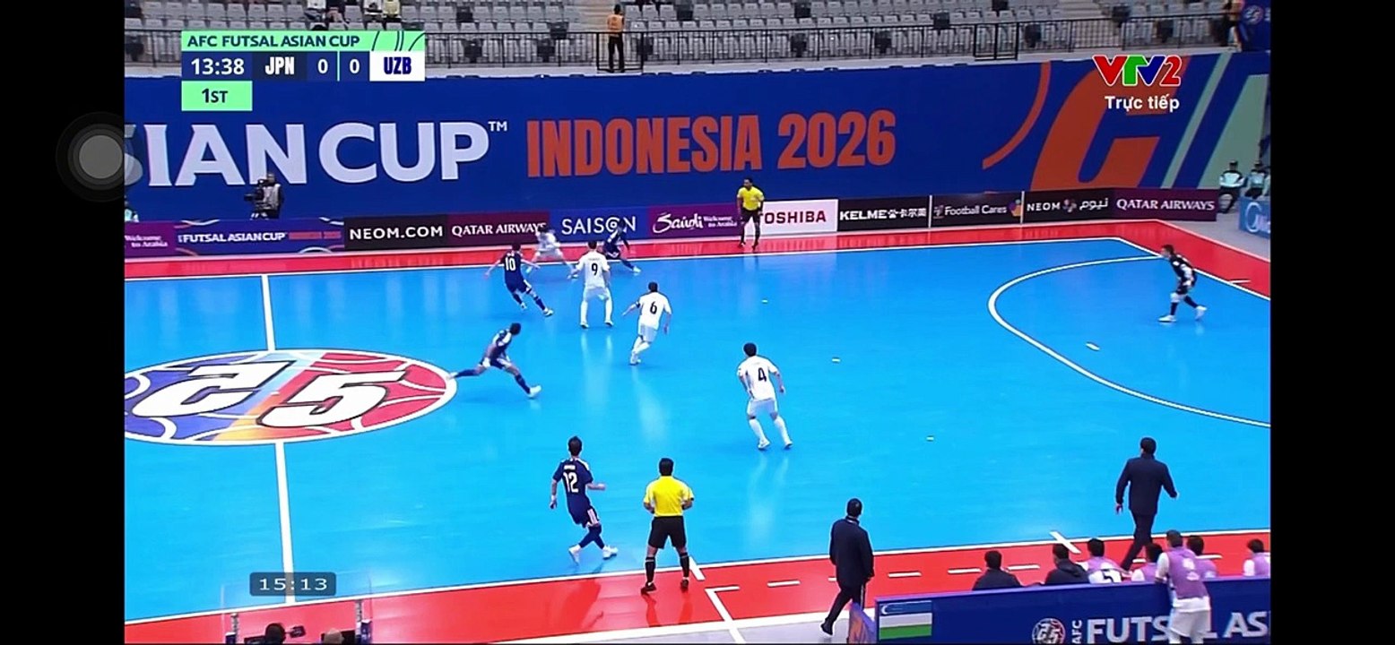 Highlight VTV2 | Futsal Nhật Bản 🇯🇵 2-1 Futsal Uzbekistan 🇺🇿 | Bảng C - VCK Futsal Châu Á 2026