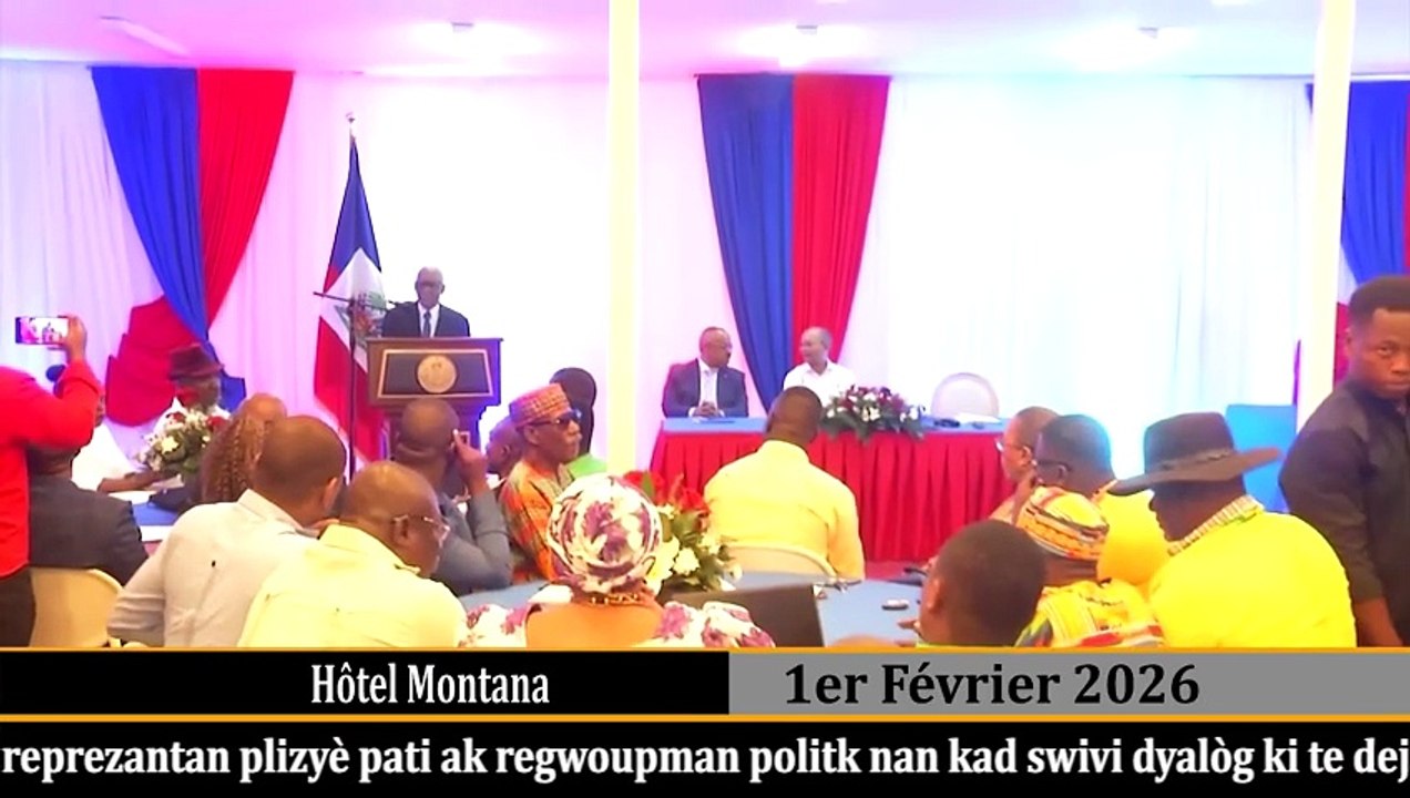 Lansman 3 jounen asiz ki pote non "Dialogue Inter-Haïtien"