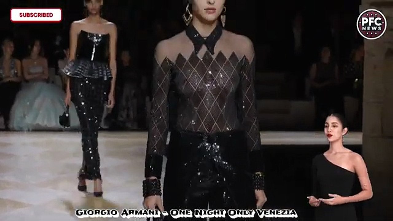 Fashion Show 2025 _ Giorgio Armani One Night Only _ Venezia’s Stunning Fashion Show 2025