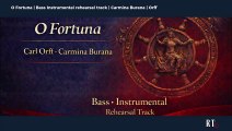 O Fortuna ( C. Orff | Carmina Burana ) Bass Instrumental rehearsal track