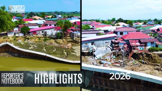 Flood control sa Pampanga, tatlong beses nang gumuho | Reporter’s Notebook