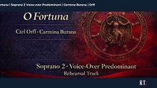 O Fortuna (C, Orff | Carmina Burana )  Soprano 2 Voice-over Predominant