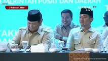 Yel-Yel Gubernur Dedi Mulyadi, Pramono, TNI, Polri-Kejaksaan Depan Presiden Prabowo di Rakornas