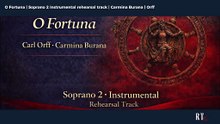O Fortuna ( C. Orff | Carmina Burana )  Soprano 2 Instrumental rehearsal track