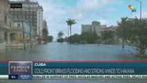 Cold front brings flooding and strong winds to Havana