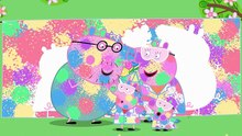 Peppa Pig ATTACKS Mummy Pig with Paint!🎨Giant Rainbow Painting|Tales Full Episodes | Cartoon| 20 Min