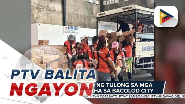 DSWD, naghatid ng tulong sa mga pamilyang binaha sa Bacolod City