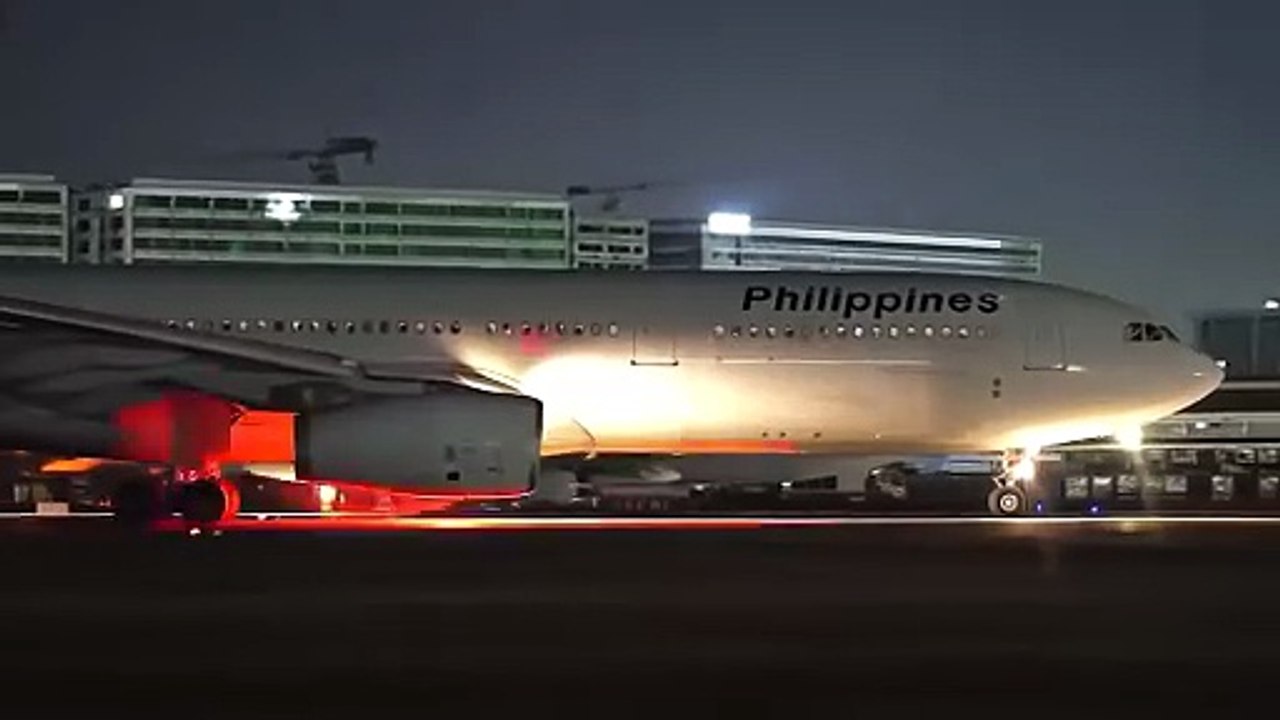 フィリピン航空のA330、マニラでの離陸中にエンジントラブルで中断