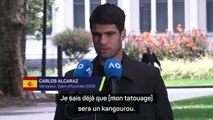 Open d'Australie - Alcaraz prévoit de se faire tatouer... un kangourou !
