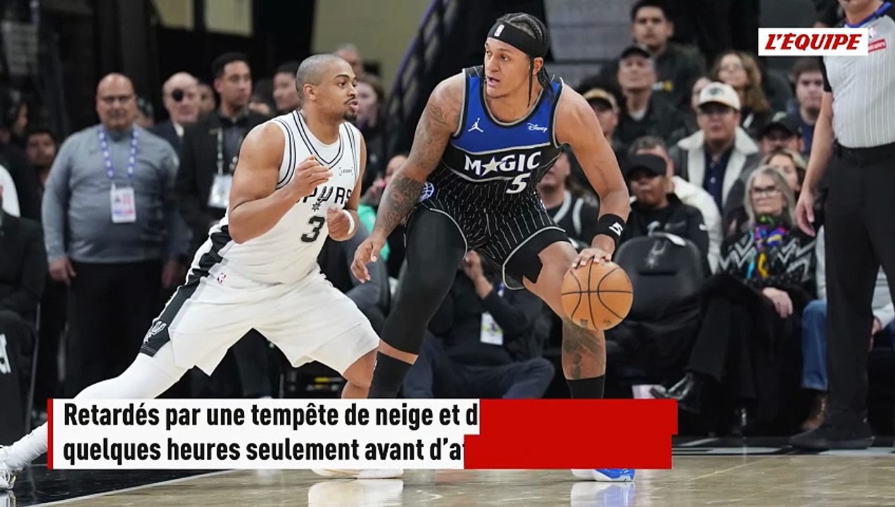 Rentrés in extremis à San Antonio, les Spurs domptent Orlando grâce à un grand Wembanyama - Basket - NBA