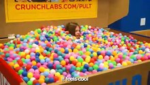 I Built a SECRET ROOM in a BALL PIT ft Mark Rober